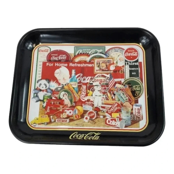 1996 Through the Years, II Large Tin Coca Cola Tray Coca Cola 90s Vintage 66 - Picture 1 of 10